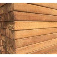 户外防腐木建材 进口原木红巴劳木 耐磨耐用园林地板材料工厂加工